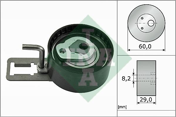 INA 531 0883 10 Tensioner pulley, timing belt 531088310: Buy near me in Poland at 2407.PL - Good price!