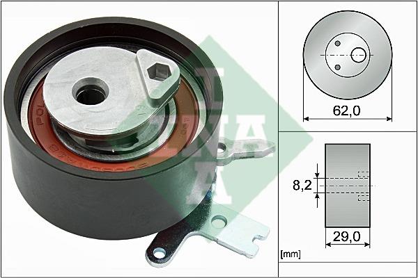 INA 531 0897 10 Tensioner pulley, timing belt 531089710: Buy near me in Poland at 2407.PL - Good price!