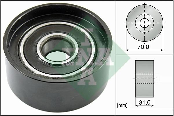 INA 532 0588 10 Ролик обводной ремня поликлинового (приводного) 532058810: Отличная цена - Купить в Польше на 2407.PL!