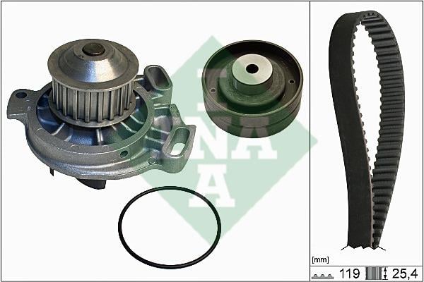 INA 530 0152 30 TIMING BELT KIT WITH WATER PUMP 530015230: Buy near me in Poland at 2407.PL - Good price!