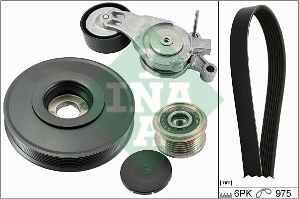 INA 529 0066 10 Drive belt kit 529006610: Buy near me at 2407.PL in Poland at an Affordable price!