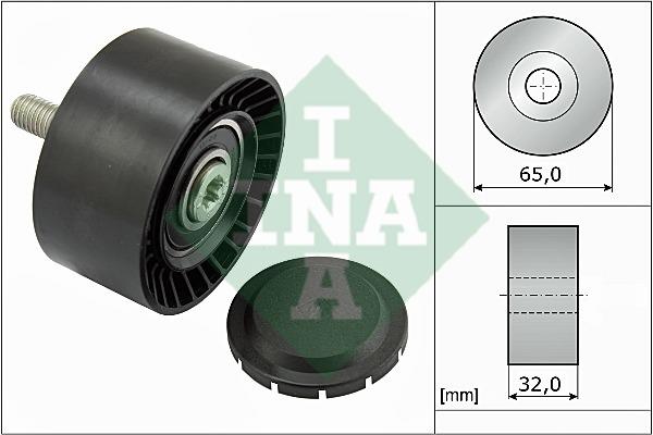 INA 532 0660 10 Idler Pulley 532066010: Buy near me in Poland at 2407.PL - Good price!