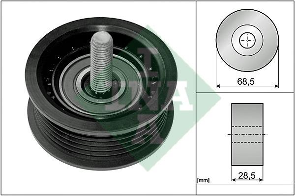 INA 532 0745 10 Idler Pulley 532074510: Buy near me in Poland at 2407.PL - Good price!