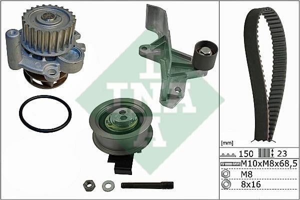 INA 530 0546 30 TIMING BELT KIT WITH WATER PUMP 530054630: Buy near me in Poland at 2407.PL - Good price!