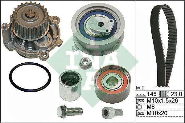 INA 530 0374 30 TIMING BELT KIT WITH WATER PUMP 530037430: Buy near me in Poland at 2407.PL - Good price!