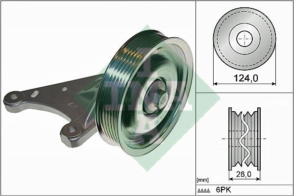 INA 532 0773 10 Idler Pulley 532077310: Buy near me in Poland at 2407.PL - Good price!
