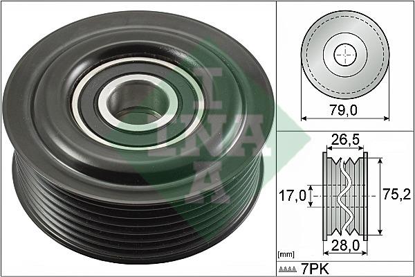 INA 532 0609 10 Rolka prowadząca paska wieloklinowego (napędowego) 532060910: Dobra cena w Polsce na 2407.PL - Kup Teraz!