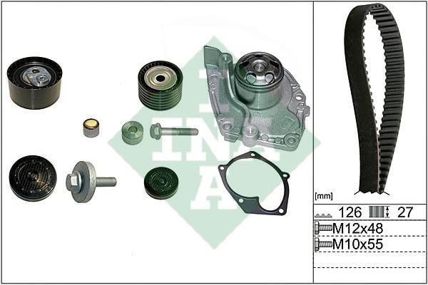 INA 530 0638 30 TIMING BELT KIT WITH WATER PUMP 530063830: Buy near me in Poland at 2407.PL - Good price!