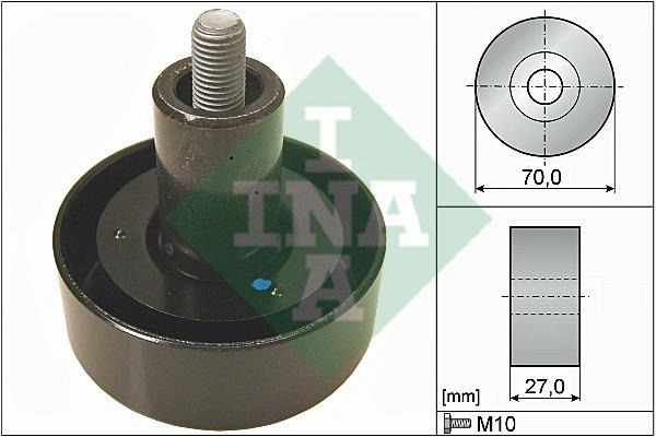 INA 532 0657 10 Idler Pulley 532065710: Buy near me in Poland at 2407.PL - Good price!