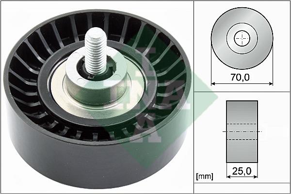 INA 532 0655 10 Idler Pulley 532065510: Buy near me in Poland at 2407.PL - Good price!