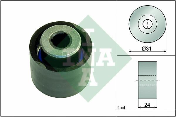 INA 532 0750 10 Tensioner pulley, timing belt 532075010: Buy near me in Poland at 2407.PL - Good price!