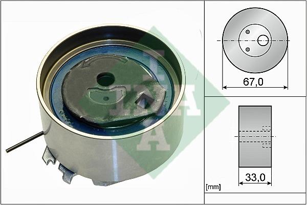 INA 531 0869 10 Tensioner pulley, timing belt 531086910: Buy near me in Poland at 2407.PL - Good price!