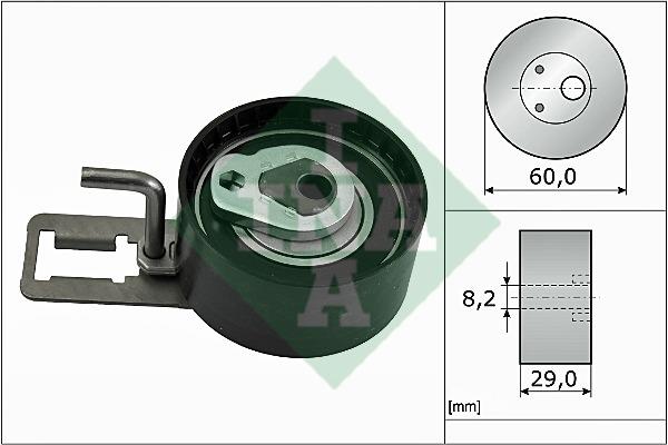 INA 531 0884 10 Tensioner pulley, timing belt 531088410: Buy near me at 2407.PL in Poland at an Affordable price!