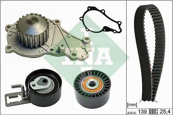 INA 530 0610 30 TIMING BELT KIT WITH WATER PUMP 530061030: Buy near me in Poland at 2407.PL - Good price!