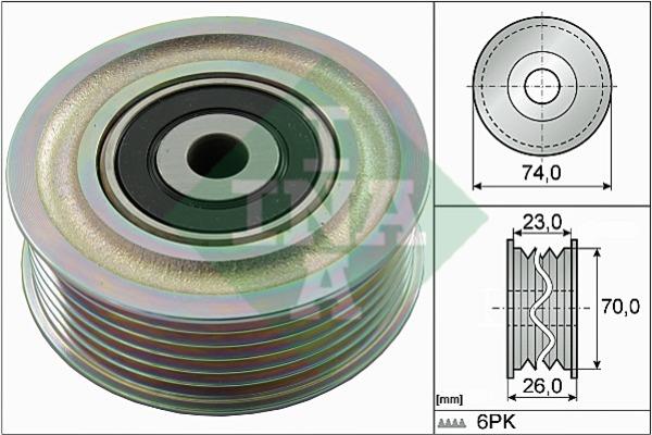 INA 532 0826 10 Idler Pulley 532082610: Buy near me in Poland at 2407.PL - Good price!