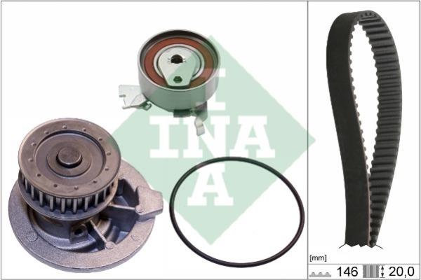 INA 530 0147 30 TIMING BELT KIT WITH WATER PUMP 530014730: Buy near me in Poland at 2407.PL - Good price!