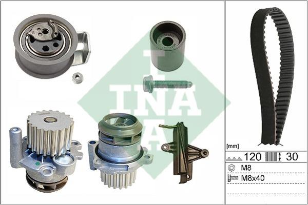 INA 530 0340 30 TIMING BELT KIT WITH WATER PUMP 530034030: Buy near me in Poland at 2407.PL - Good price!