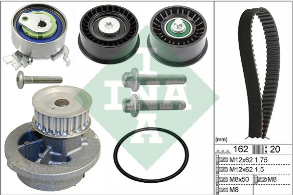 INA 530 0441 32 TIMING BELT KIT WITH WATER PUMP 530044132: Buy near me in Poland at 2407.PL - Good price!