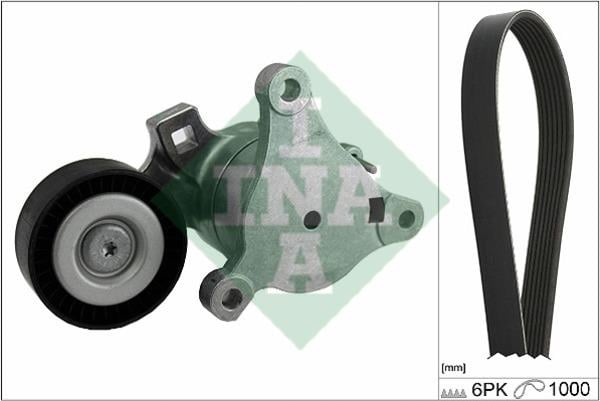 INA 529 0214 10 Drive belt kit 529021410: Buy near me at 2407.PL in Poland at an Affordable price!