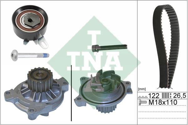 INA 530 0175 31 TIMING BELT KIT WITH WATER PUMP 530017531: Buy near me in Poland at 2407.PL - Good price!