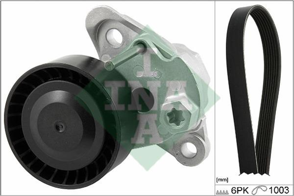 INA 529 0208 10 Drive belt kit 529020810: Buy near me in Poland at 2407.PL - Good price!