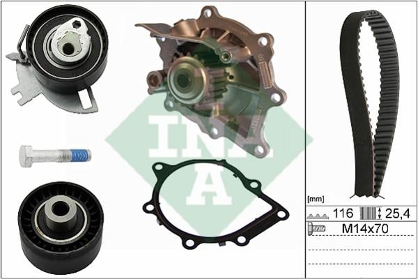 INA 530 0691 30 TIMING BELT KIT WITH WATER PUMP 530069130: Buy near me at 2407.PL in Poland at an Affordable price!