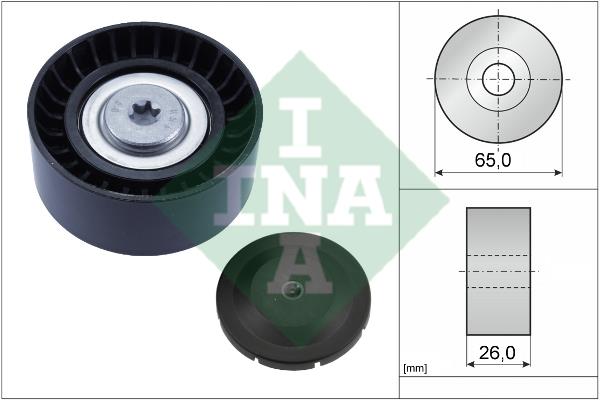 INA 532 0804 10 Idler Pulley 532080410: Buy near me in Poland at 2407.PL - Good price!