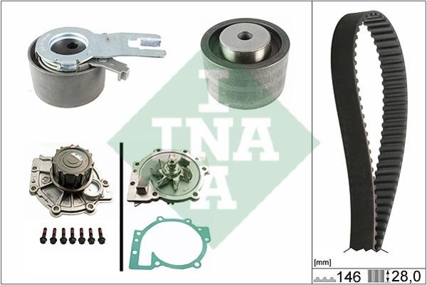 INA 530 0421 30 TIMING BELT KIT WITH WATER PUMP 530042130: Buy near me in Poland at 2407.PL - Good price!