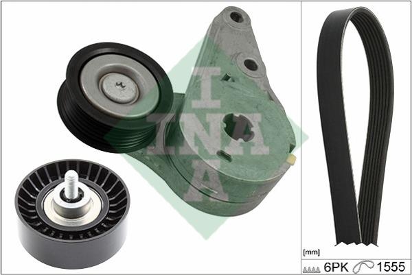 INA 529 0217 10 Drive belt kit 529021710: Buy near me in Poland at 2407.PL - Good price!