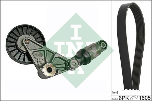 INA 529 0200 10 Drive belt kit 529020010: Buy near me at 2407.PL in Poland at an Affordable price!
