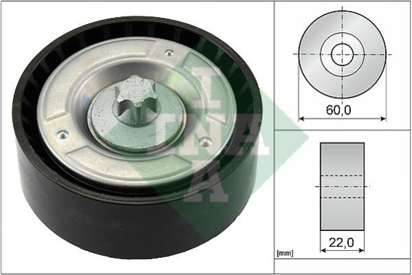 INA 532 0798 10 Idler Pulley 532079810: Buy near me in Poland at 2407.PL - Good price!