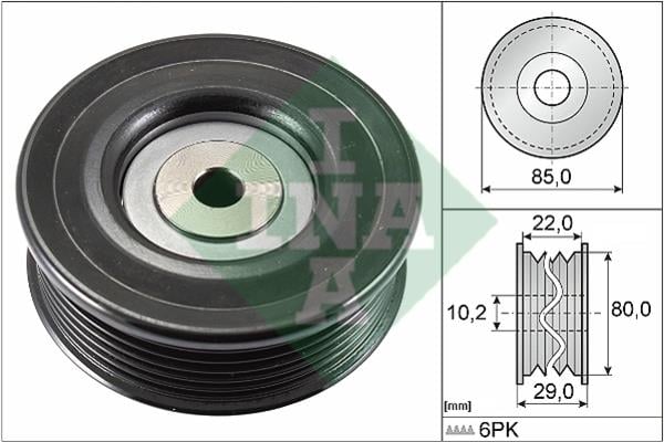 INA 532 0799 10 Idler Pulley 532079910: Buy near me in Poland at 2407.PL - Good price!