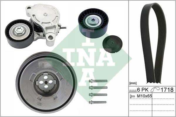 INA 529 0243 10 Drive belt kit 529024310: Buy near me in Poland at 2407.PL - Good price!