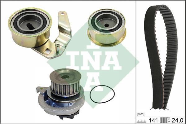 INA 530 0075 30 TIMING BELT KIT WITH WATER PUMP 530007530: Buy near me in Poland at 2407.PL - Good price!