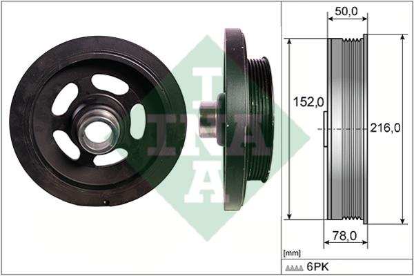 INA 544 0111 10 Pulley crankshaft 544011110: Buy near me in Poland at 2407.PL - Good price!