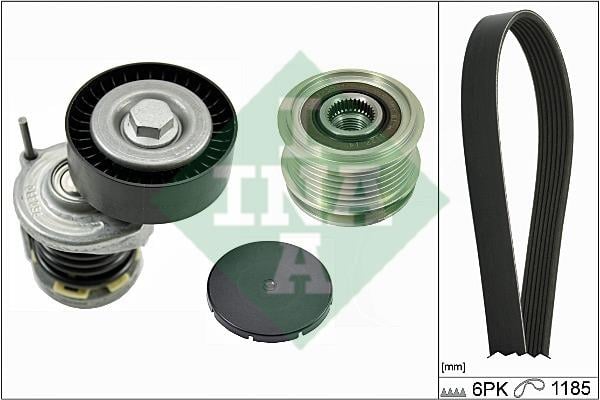 INA 529 0002 10 Drive belt kit 529000210: Buy near me at 2407.PL in Poland at an Affordable price!