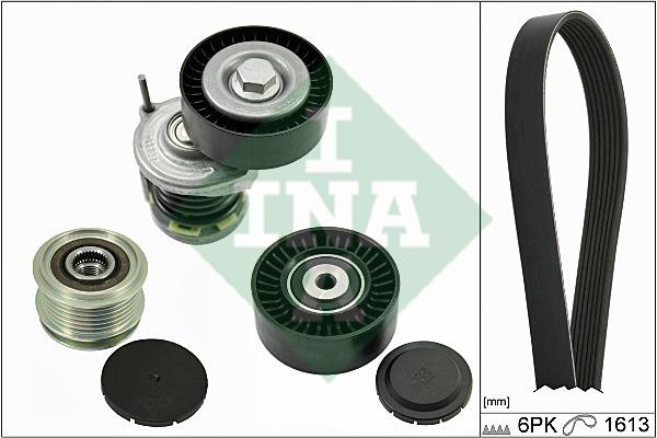 INA 529 0003 10 Drive belt kit 529000310: Buy near me at 2407.PL in Poland at an Affordable price!