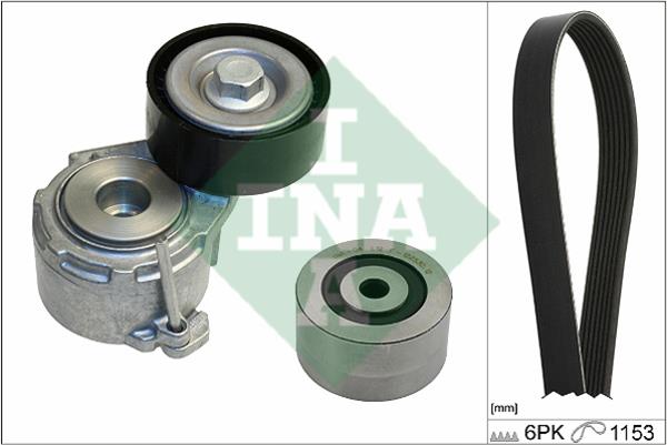 INA 529 0019 10 Drive belt kit 529001910: Buy near me in Poland at 2407.PL - Good price!