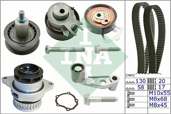 530 0089 30 TIMING BELT KIT WITH WATER PUMP 530008930: Buy near me in Poland at 2407.PL - Good price!
