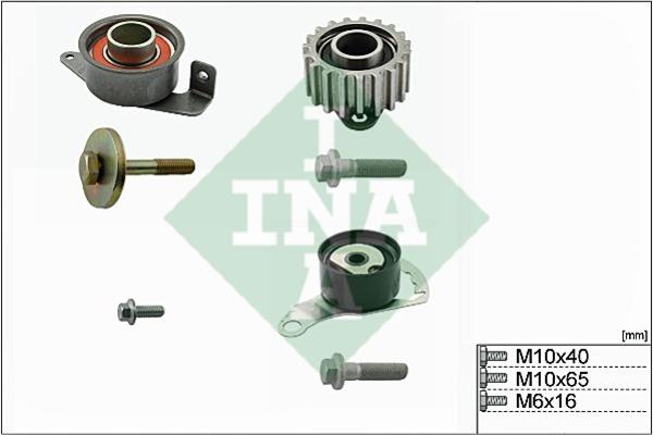 INA 530 0104 09 Timing Belt Pulleys (Timing Belt), kit 530010409: Buy near me in Poland at 2407.PL - Good price!