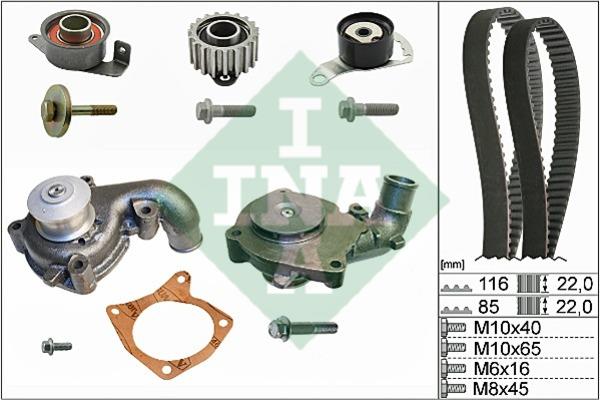  530 0104 31 TIMING BELT KIT WITH WATER PUMP 530010431: Buy near me in Poland at 2407.PL - Good price!