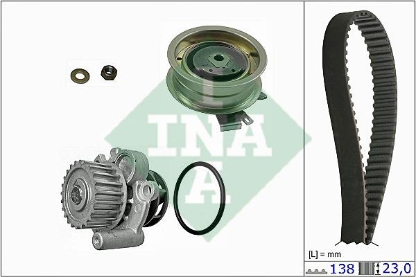 INA 530 0171 30 TIMING BELT KIT WITH WATER PUMP 530017130: Buy near me in Poland at 2407.PL - Good price!