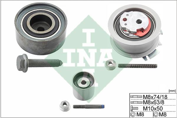 INA 530 0405 09 Timing Belt Pulleys (Timing Belt), kit 530040509: Buy near me in Poland at 2407.PL - Good price!