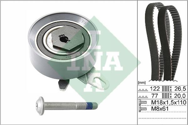 INA 530 0406 10 Timing Belt Kit 530040610: Buy near me at 2407.PL in Poland at an Affordable price!