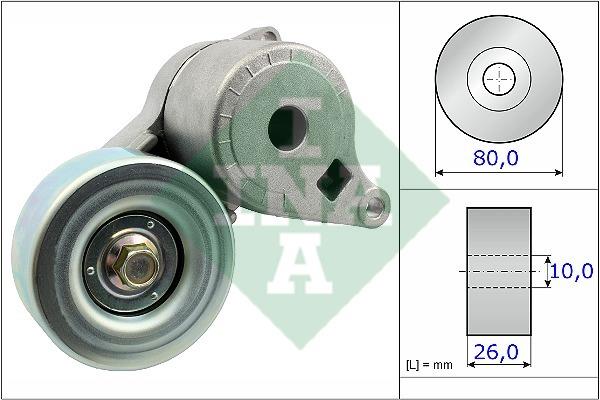 INA 534 0509 10 Натягувач ременя приводного 534050910: Приваблива ціна - Купити у Польщі на 2407.PL!