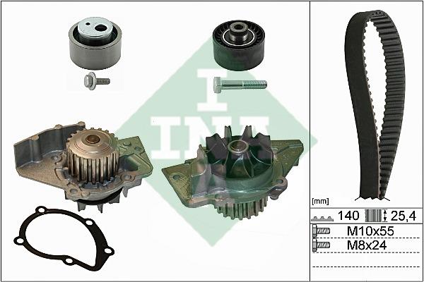 INA 530 0440 30 TIMING BELT KIT WITH WATER PUMP 530044030: Buy near me in Poland at 2407.PL - Good price!