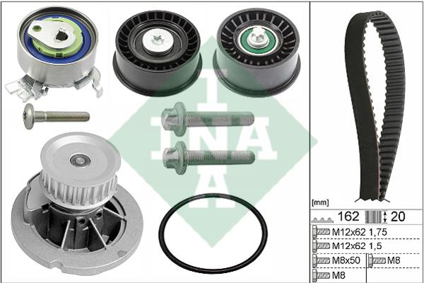 INA 530 0441 30 TIMING BELT KIT WITH WATER PUMP 530044130: Buy near me in Poland at 2407.PL - Good price!