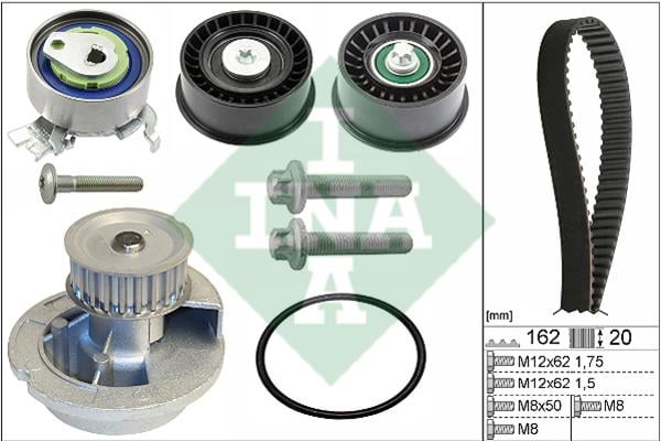 INA 530 0441 31 TIMING BELT KIT WITH WATER PUMP 530044131: Buy near me in Poland at 2407.PL - Good price!