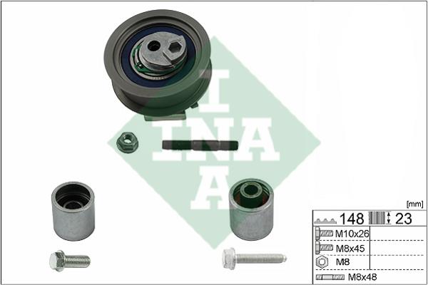 INA 530 0445 09 Timing Belt Pulleys (Timing Belt), kit 530044509: Buy near me in Poland at 2407.PL - Good price!