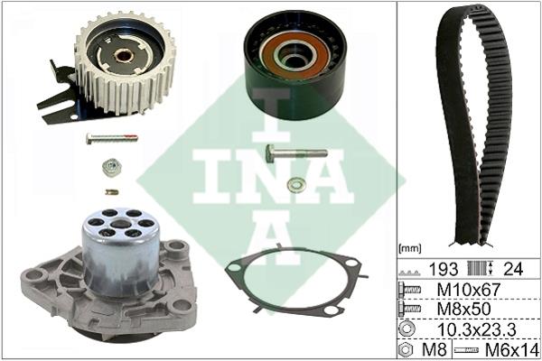INA 530 0561 30 TIMING BELT KIT WITH WATER PUMP 530056130: Buy near me in Poland at 2407.PL - Good price!